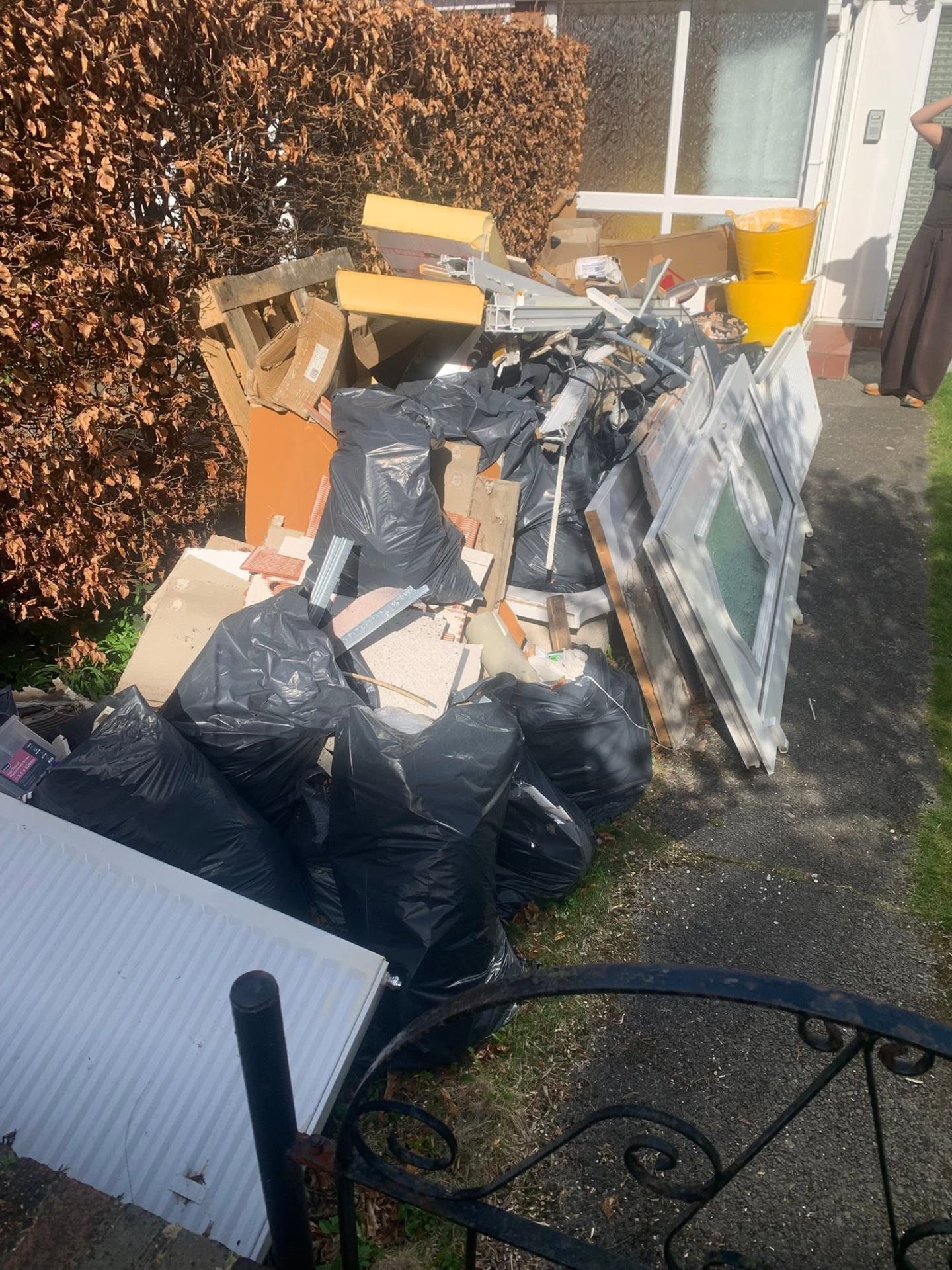 Before: Builders waste removal