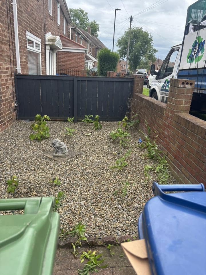 After: Front garden clear-out